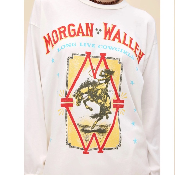 NWT Daydreamer Morgan Wallen Long Live Cowgirls Tee - Picture 2 of 3